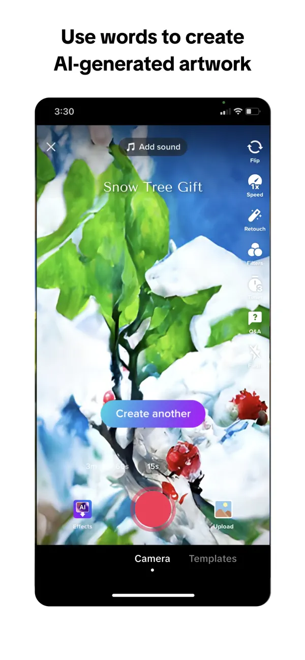 TikTok iOS screen